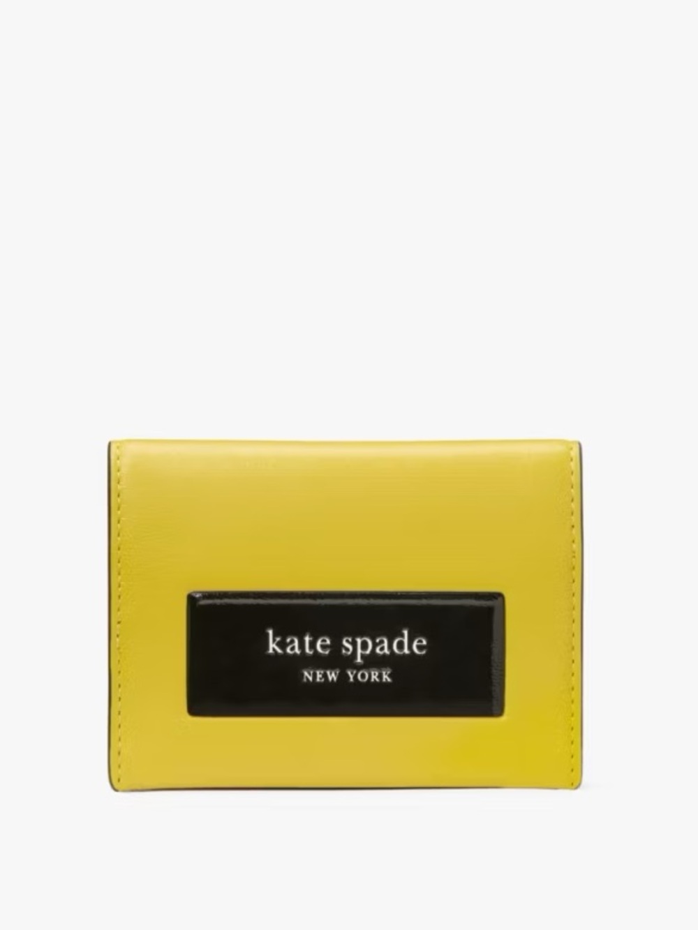 NWT Kate Spade Label Card Case Trifold Wallet
